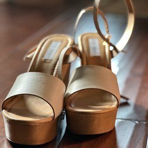 Steve Madden Welsh Wedge Sandals – Bone Leather